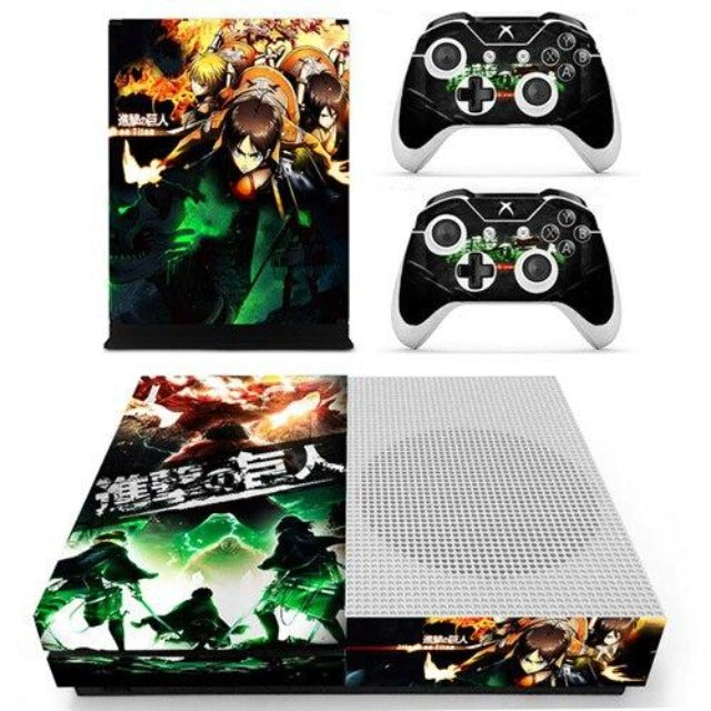 Armin Eren Mikasa Attacco su Titano Xbox Decal