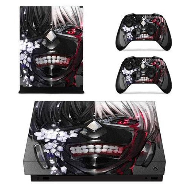 XboX One Ken Kaneki Mask Tokyo Ghoul Adesivo per console e controller