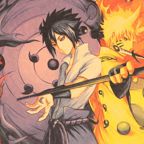 Locandina di Naruto contro Sasuke