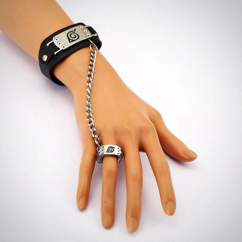 Bracelet Naruto Plaque Konoha