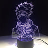 Lampe Kakashi Led Neon À Poser De Chevet ou Bureau Déco Manga Naruto