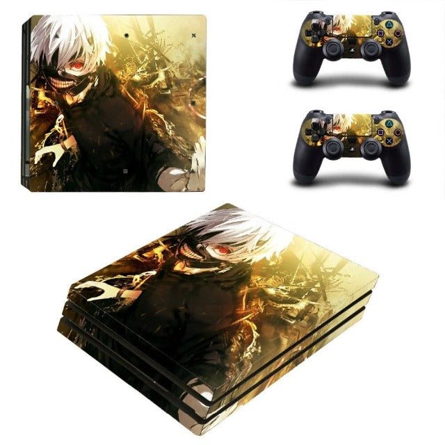 Sticker PS4 Tokyo Ghoul Autocollant Playstation Console &amp; Manette