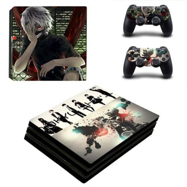 Sticker PS4 Tokyo Ghoul Personnages Autocollant Playstation Console & Manette