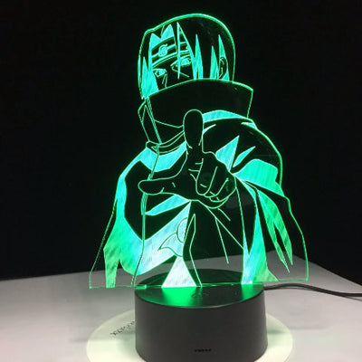 Lampe de Chevet Naruto Led Neon À Poser Bureau Déco Manga