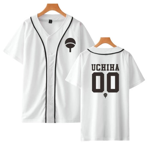 T-Shirt Uniqlo Sasuke Uchiha Blanc