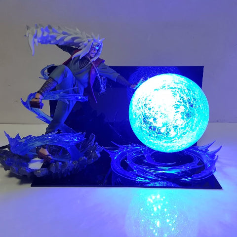 Lampe Jiraya Led Neon À Poser De Chevet ou Bureau Déco Manga main image 0
