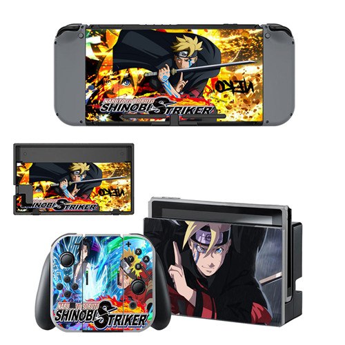 Adesivo Nintendo Switch Adesivo per console e controller Naruto "Boruto Byakugan".