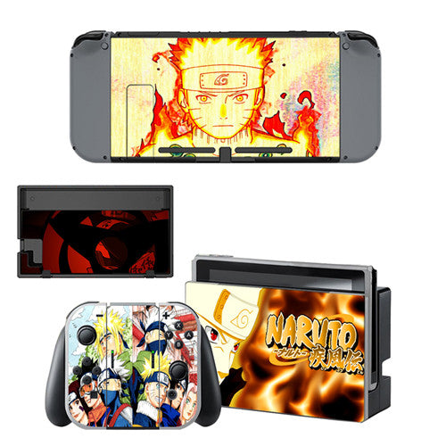 Pegatina para consola y mando de Nintendo Switch Naruto
