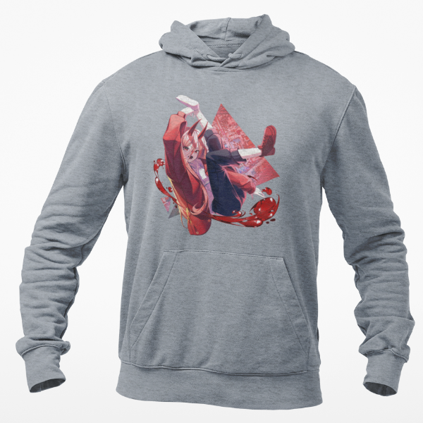 Sweat Power Chainsaw Man  gris