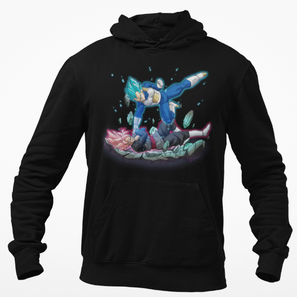 Sweat Vegeta vs Rosé Manga Dragon Ball Z noir