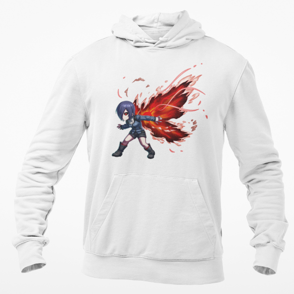 Sweatshirt Toka Kirishima Tokyo Ghoul blanc