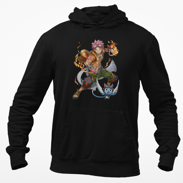 Sweat Happy et Natsu Fairy Tail noir