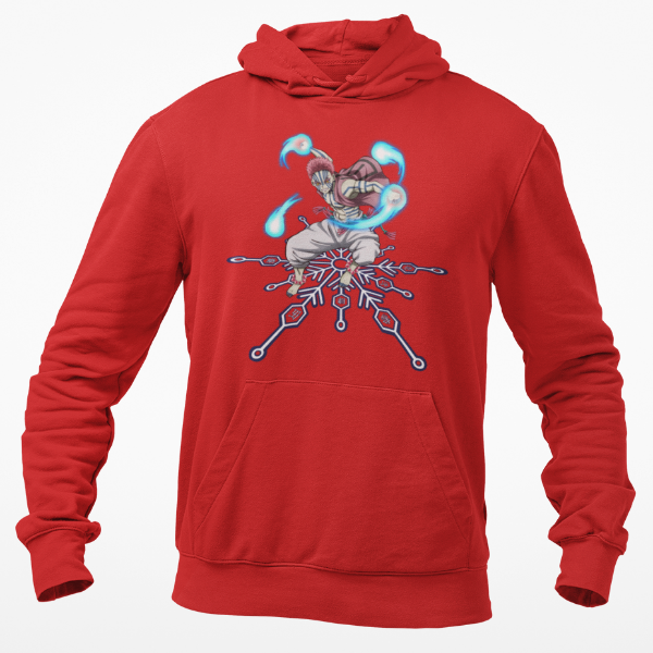Sweat à Capuche Akaza Demon Slayer rouge