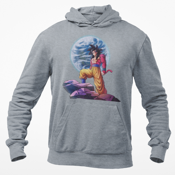 Sweat Goku SSJ4 Lune Manga Dragon Ball Z gris