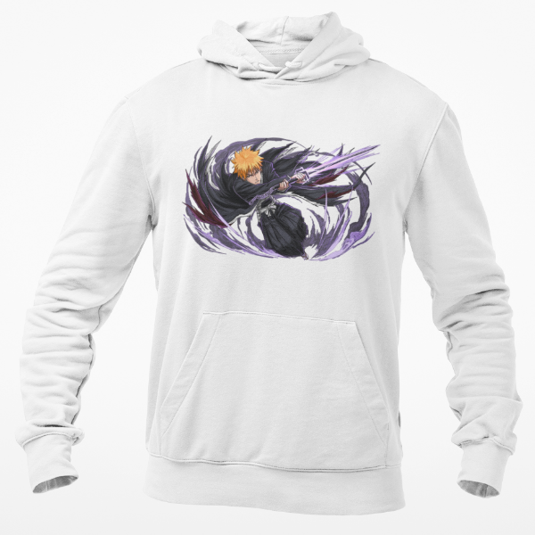 Sweat Ichigo Bankai Manga Bleach blanc