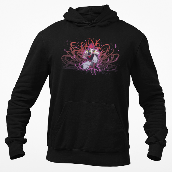 Sweat A Capuche Hisoka Gum HxH noir