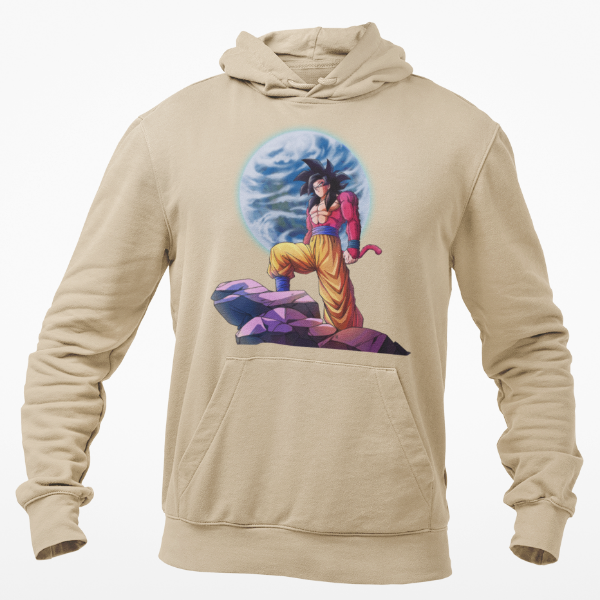 Sweat Goku SSJ4 Lune Manga Dragon Ball Z beige