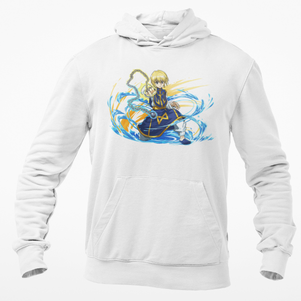 Sweat Kurapika Chaines HxH blanc