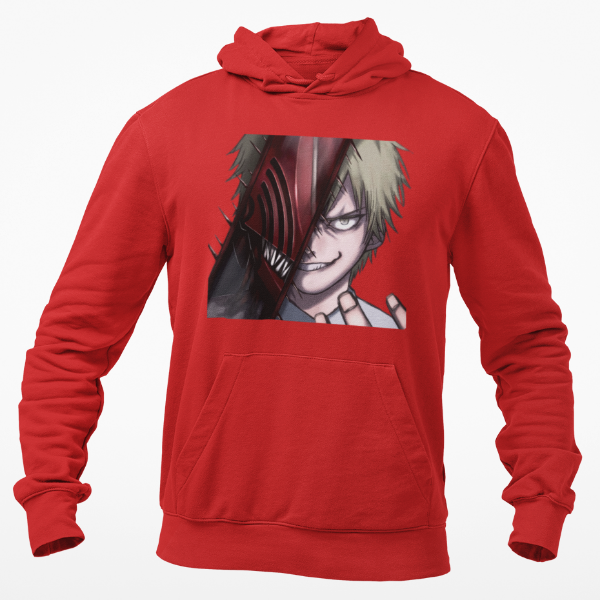 Sweat Denji Chainsaw Man  rouge