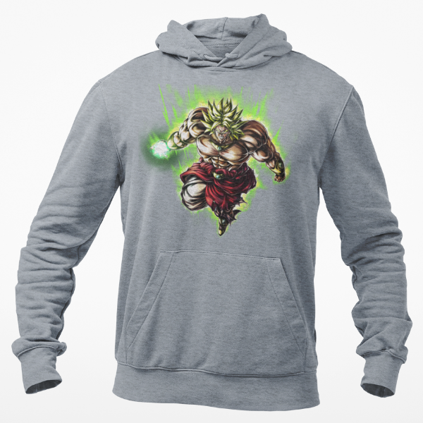 Sweat Broly SSJ Manga Dragon Ball Z gris
