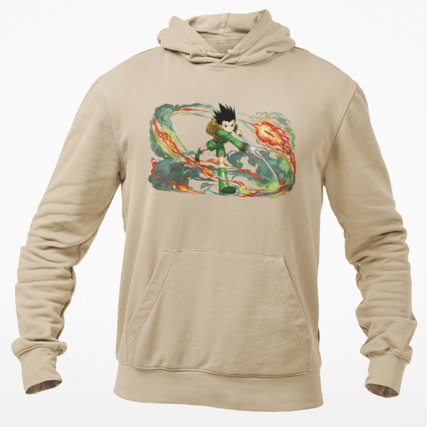 Sweat A Capuche Gon Freecss Hunter x Hunter beige