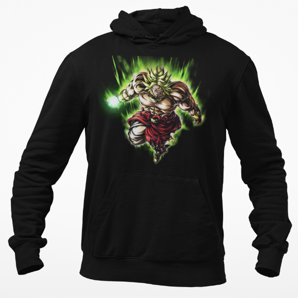 Sweat Broly SSJ Manga Dragon Ball Z noir