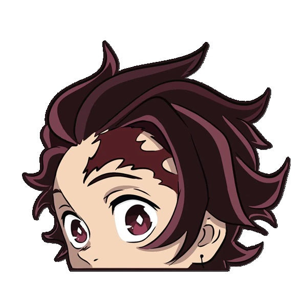 Sticker Voiture Demon Slayer Tanjiro