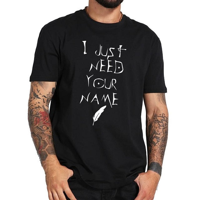 T-Shirt Maglietta Death Note I Just Need Your Name