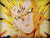 Pintura enmarcada de lienzo de Dragon Ball Z Vegeta