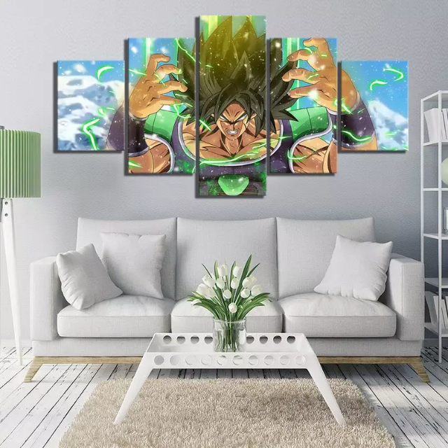 Tableau Broly Dragon Ball Super Cadre Toile
