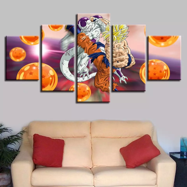 Tableau Goku vs Freezer Dragon Ball